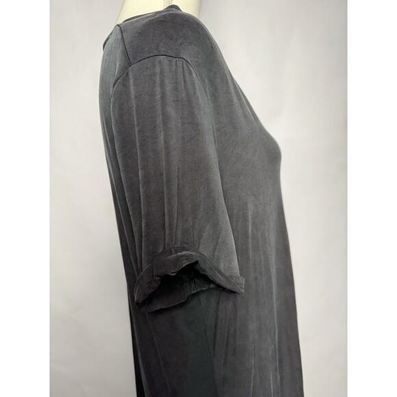 Anthropologie Dolan Left Coast Plunge Tunic Mini Dress in Black Size Large $158 - Picture 4 of 6